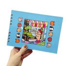 Caderno, Livro Para Colorir Bobbie Godds Azul Caderno, Livro Para Colorir Bobbie Godds Azul