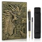 Caderno LongLongJin DND com Relevo 3D em Couro PU, Formato A5