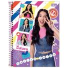 Caderno Luluca Capa Dura Espiral 1 Matéria 80F Escolar