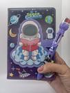 Caderno luxo astronauta