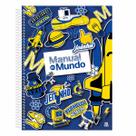 Caderno Manual do Mundo Universitário 1M Espiral Capa Dura 80 Fls
