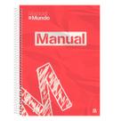 Caderno Manual do Mundo Universitário 1M Espiral Capa Dura 80 Fls
