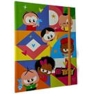 Caderno Médio Com Elástico Turma da Mônica Toy Toy 96 Folhas