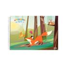Caderno Meia Pauta Animativa Dominguinhos 40 Folhas 275x200mm Capa Dura Caderno Meia Pauta Animativa Dominguinhos 40 Folhas 275x200mm Capa Dura