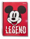 Caderno Mickey Mouse 15 Matérias Capa Dura