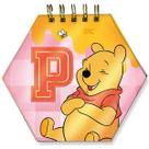 Caderno Mini Ficheiro SMART Hexagonal Disney Ursinho Pooh com 80 Folhas DAC