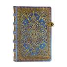 Caderno Mini Paperblanks Azul Pautado 240 Páginas