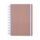 Caderno Mocha 80 Folhas Reposicionáveis Capa Dura M