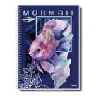 Caderno Mormaii Espiral Capa Dura 1 Matéria Escolar Feminino