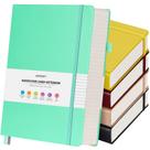 Caderno OFFIGIFT College Ruled 312 páginas em couro A5 de capa dura