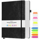 Caderno OFFIGIFT College Ruled A4, capa dura, couro 312p