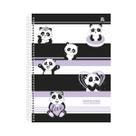 Caderno Pandinha My Friend Escolar Capa Dura 80Fs 1 Matéria