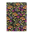 Caderno Paperblanks Wild Flowers Flexis Midi Pautado
