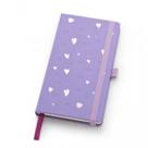 Caderno Papertalk ótima Pautado Slim Coleção Romantic Lilas 1 ed