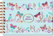Caderno para adesivos Borboletas no jardim