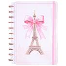Caderno Paris Capa Dura Disco Reposicionável Grande G Disko