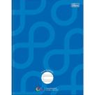 Caderno Pauta Ampliada Brochura Capa Dura Tilibra Neuro 48 Folhas - Azul Claro