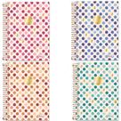 Caderno Pequeno 1/4 Espiral Capa Dura Double Art 80 Folhas Cadersil