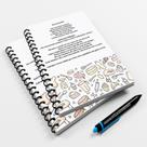 Caderno Pequeno 20x14cm Receitas Modelo 08