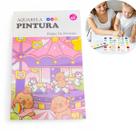 Caderno Pintura Infantil Bob Guds com Tinta Guache Pincel Diversão e Criatividade em Cada Página