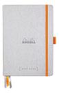 Caderno Pontilhado Goalbook Rhodia A5 120 Folhas Silver Caderno Pontilhado Goalbook Rhodia A5 120 Folhas Silver