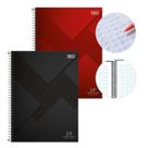 Caderno Quadriculado 5x5mm Capa Dura Tilibra Kit 2un 96f Escolar Universitário Ideal Matemática Desenho Técnico Escrita