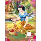 Caderno Quadriculado Brochura Grande Princesas 40 Folhas Capa Dura - Tilibra Costurado Desenho Animado