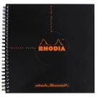 Caderno Rhodia DotBook 21X21cm Capa Preta