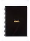Caderno Rhodia Note Book A4 Capa Preta