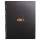 Caderno Rhodia Note Book com Espiral Capa Preta A4+