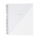 Caderno RUSSELL+HAZEL Signature Spiral 23x28 cm branco Caderno RUSSELL+HAZEL Signature Spiral 23x28 cm branco
