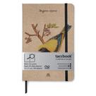 Caderno Sem pauta taccbook Saíra Amarela 14x21 Ríg.