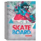 Caderno Skate Universitário Capa Dura 160 Folhas 10 Matérias Caderno Skate Universitário Capa Dura 160 Folhas 10 Matérias