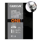 Caderno Sketchbook Canson Art Book One 100g A4 98Fls Costura