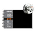 Caderno Sketchbook Canson Art Book One 100g A5 80Fls Espiral Caderno Sketchbook Canson Art Book One 100g A5 80Fls Espiral