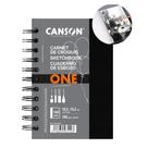 Caderno Sketchbook Canson Art Book One 100g A6 80Fls Espiral