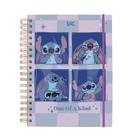 Caderno Smart Colegial Disney Stitch com 80 Folhas Reposicionáveis 90g - DAC