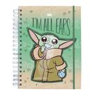 Caderno Smart colegial folhas reposicionáveis Star Wars -DAC