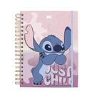 Caderno Smart Colegial Stitch com 10 Divisórias - 80 Folhas Dac - 4668