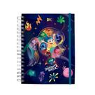 Caderno Smart Espiral Colegial Divertidamente 2 Com10 Divisórias Decoradas 80 Folhas