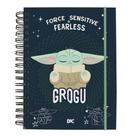 Caderno Smart Mini Star Wars Baby Yoda A6 80 Folhas Escolar Elástico 10 Divisórias Volta as Aulas Caderno Smart Mini Star Wars Baby Yoda A6 80 Folhas Escolar Elástico 10 Divisórias Volta as Aulas