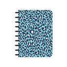 Caderno Smart Onça Azul Confetti Argolado 80 Folhas Pautadas Papel 90g