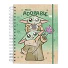 Caderno Smart Universitário - Baby Yoda - Fls Reposicionáveis - DAC - Star Wars Madalorian