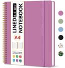Caderno Taja A4 21,5x28cm Espiral com Linhas Roxo Caderno Taja A4 21,5x28cm Espiral com Linhas Roxo