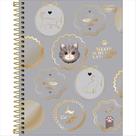 Caderno Tilibra college 10M purrfect cats 120 folhas Caderno Tilibra college 10M purrfect cats 120 folhas