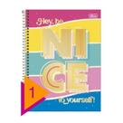 Caderno Tilibra Universitário Capa Dura Be Nice 80 folhas - 1 Matéria -