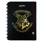 Caderno Tilidisco Universitário Capa Dura Harry Potter 1 Matéria 80 Folhas 200 X 275mm JANDAIA