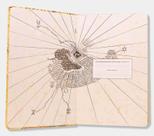 Caderno Travellers Journal Harry Potter Plataform 9 3/4 Cor:marrom