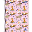 Caderno Univ 10M Capa Dura D+ Feminino Pets 2025 200FL Tilibra Caderno Univ 10M Capa Dura D+ Feminino Pets 2025 200FL Tilibra