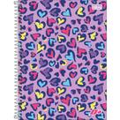 Caderno Univ 16M Capa Dura D+ Feminino Coração 2025 320FL Tilibra Caderno Univ 16M Capa Dura D+ Feminino Coração 2025 320FL Tilibra